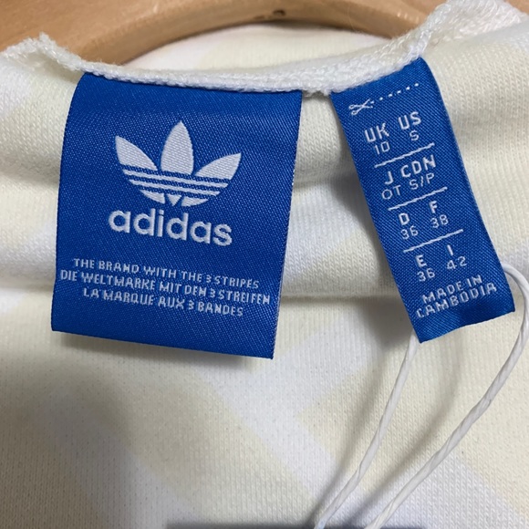 Adidas Originals All Over Print Sweatshirt - Cream - Picture 6 of 8